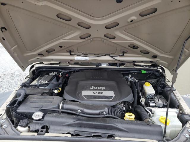 1C4BJWDG9HL669975 - 2016 JEEP WRANGLER U SPORT თაფლისფერი ფოტო 7