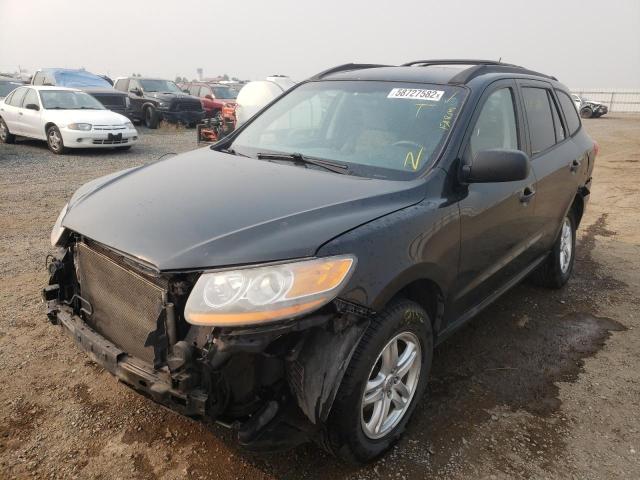 5NMSGDAB7AH363165 - 2010 HYUNDAI SANTA FE GLS BLACK photo 2