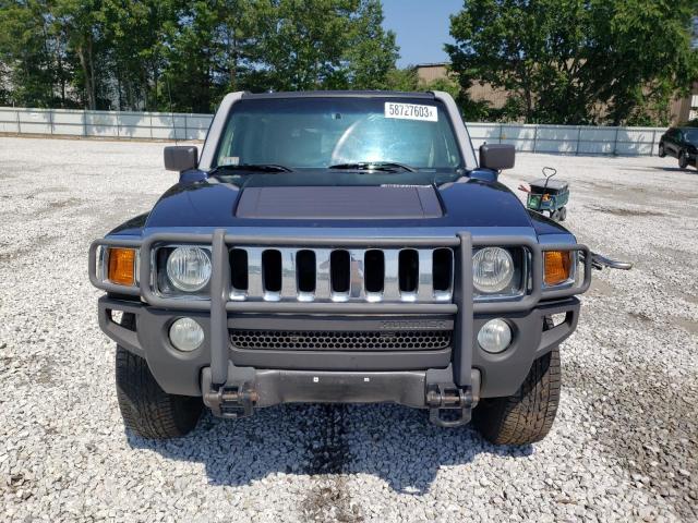 5GTDN13E978165825 - 2007 HUMMER H3 BLUE photo 5