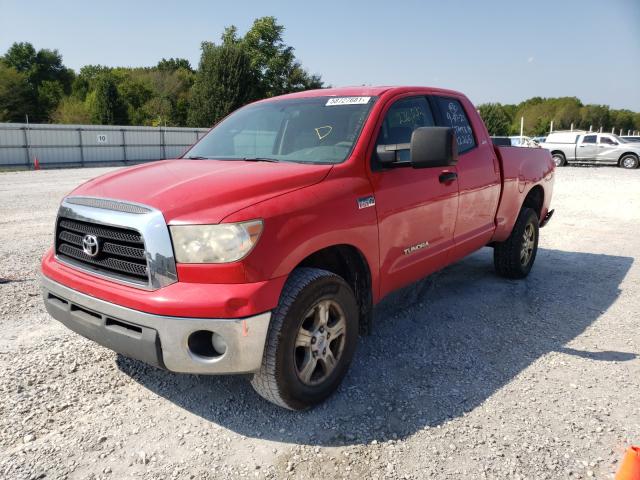 5TBBV54138S512265 - 2008 TOYOTA TUNDRA DOUBLE CAB RED photo 2