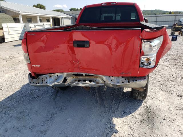 5TBBV54138S512265 - 2008 TOYOTA TUNDRA DOUBLE CAB RED photo 9