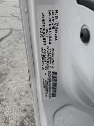 ZFBERFBT8G6C20778 - 2016 RAM PROMASTER SLT WHITE photo 13