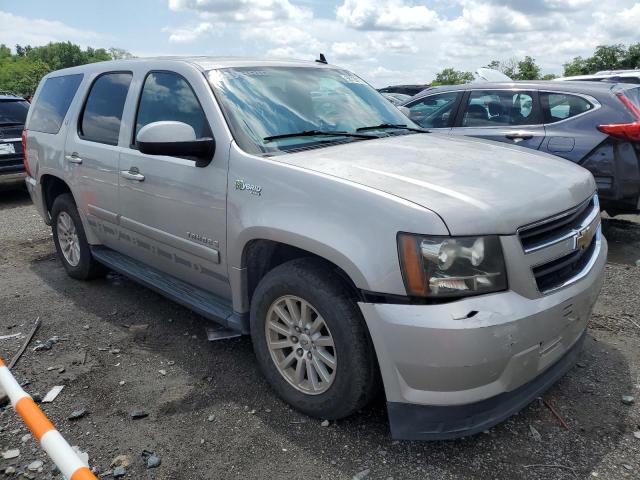 1GNFK13518R220411 - 2008 CHEVROLET TAHOE K1500 HYBRID SILVER photo 4