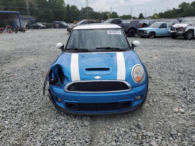 WMWSV3C58BTY12681 - 2011 MINI COOPER S BLUE photo 5