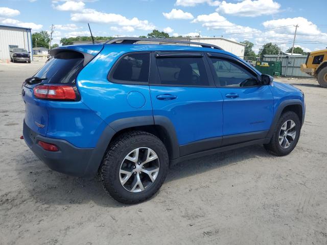 1C4PJMBB4JD526014 - 2018 JEEP CHEROKEE TRAILHAWK BLUE photo 3