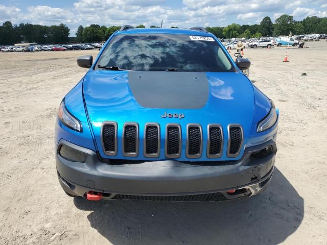 1C4PJMBB4JD526014 - 2018 JEEP CHEROKEE TRAILHAWK BLUE photo 5