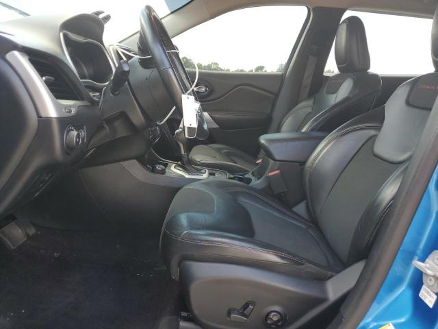 1C4PJMBB4JD526014 - 2018 JEEP CHEROKEE TRAILHAWK BLUE photo 7