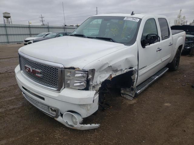 3GTEK13269G122194 - 2009 GMC SIERRA K1500 WHITE photo 2