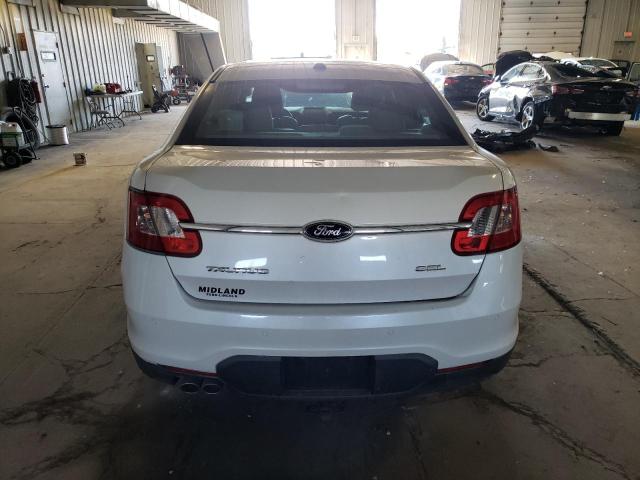 1FAHP2EW6BG159449 - 2011 FORD TAURUS SEL WHITE photo 6