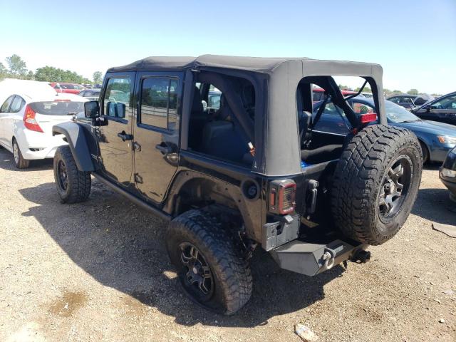 1J4HA6H1XBL620429 - 2011 JEEP WRANGLER RUBICON BLACK photo 2