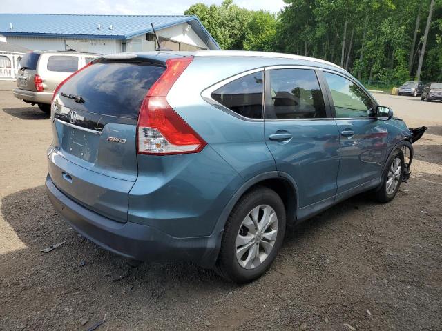 2HKRM4H75EH603055 - 2014 HONDA CR-V EXL TEAL photo 3