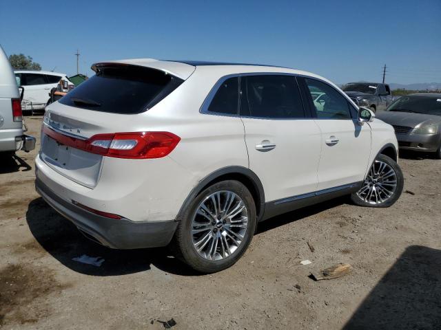 2LMPJ6LR0HBL13455 - 2017 LINCOLN MKX RESERVE WHITE photo 3