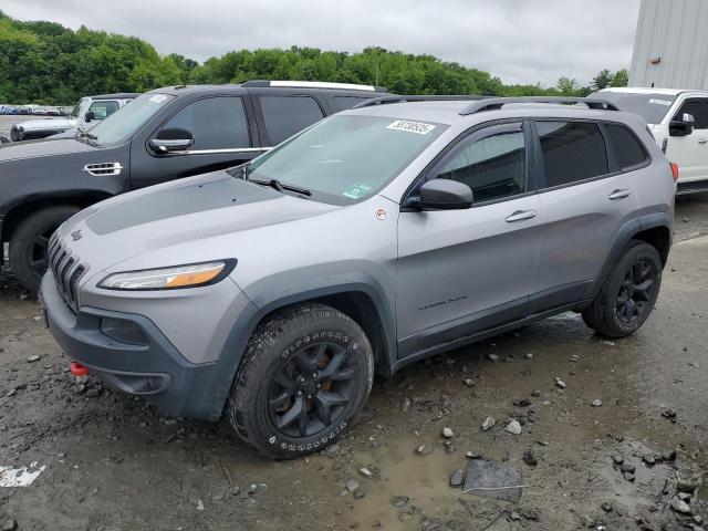 1C4PJMBX1JD512857 - 2018 JEEP CHEROKEE TRAILHAWK GRAY photo 1
