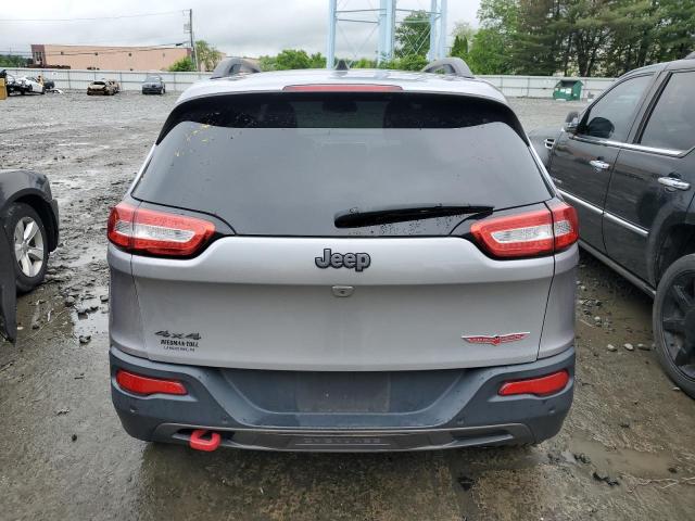 1C4PJMBX1JD512857 - 2018 JEEP CHEROKEE TRAILHAWK GRAY photo 6
