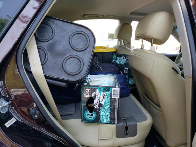 JNKAJ09F18M357098 - 2008 INFINITI EX35 BASE ბურგუნდია ფოტო 10