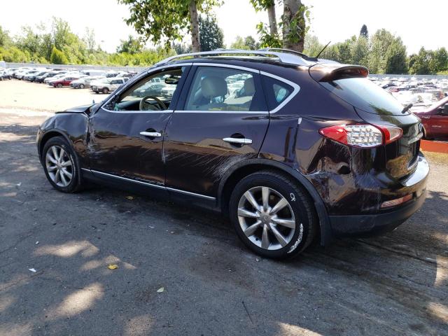 JNKAJ09F18M357098 - 2008 INFINITI EX35 BASE ბურგუნდია ფოტო 2