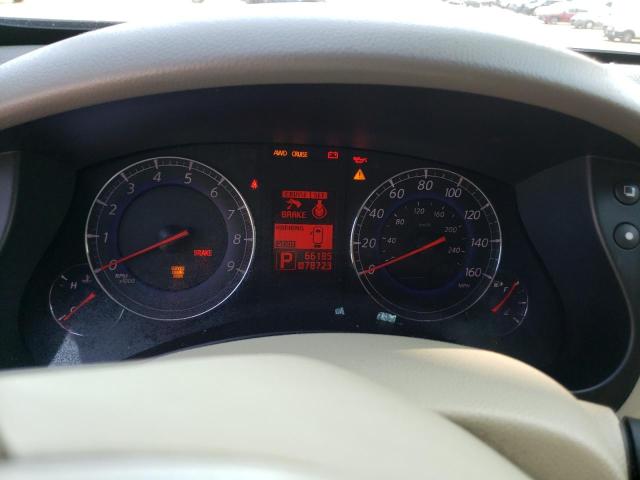 JNKAJ09F18M357098 - 2008 INFINITI EX35 BASE ბურგუნდია ფოტო 9