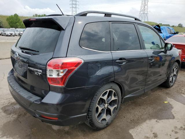 JF2SJGDCXEH501278 - 2014 SUBARU FORESTER 2.0XT PREMIUM GRAY photo 3