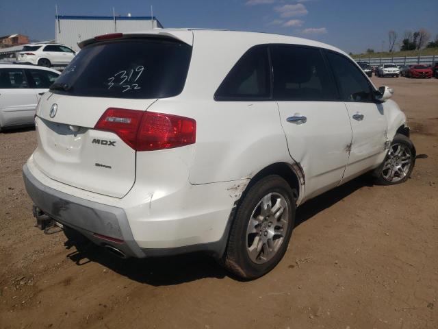 2HNYD28338H514251 - 2008 ACURA MDX TECHNOLOGY 白色 照片 4