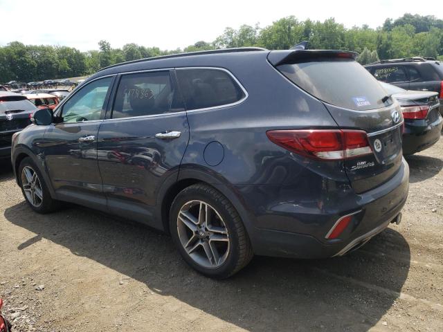 KM8SRDHF2HU249981 - 2017 HYUNDAI SANTA FE SE ULTIMATE SILVER photo 2