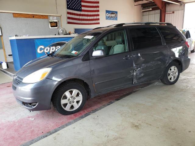 5TDZA22C74S206085 - 2004 TOYOTA SIENNA XLE GRAY photo 1