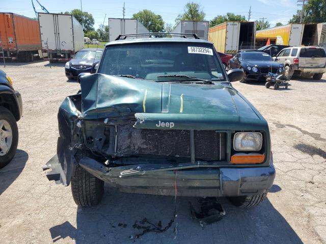 1J4FF48S2YL114396 - 2000 JEEP CHEROKEE SPORT GREEN photo 5