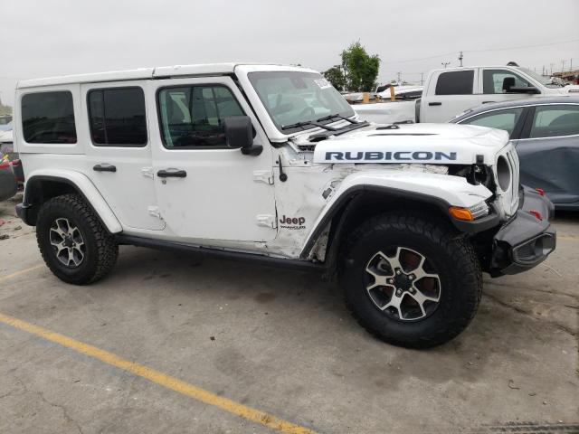 1C4HJXFN9LW342589 - 2020 JEEP WRANGLER RUBICON WHITE photo 4