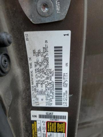 5TFUM5F12DX040127 - 2013 TOYOTA TUNDRA DOUBLE CAB SR5 BROWN photo 12