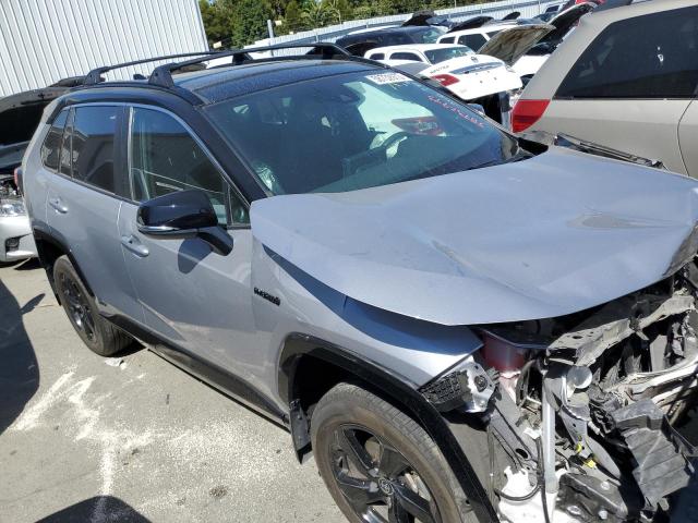 4T3E6RFV3MU035533 - 2021 TOYOTA RAV4 XSE GRAY photo 4