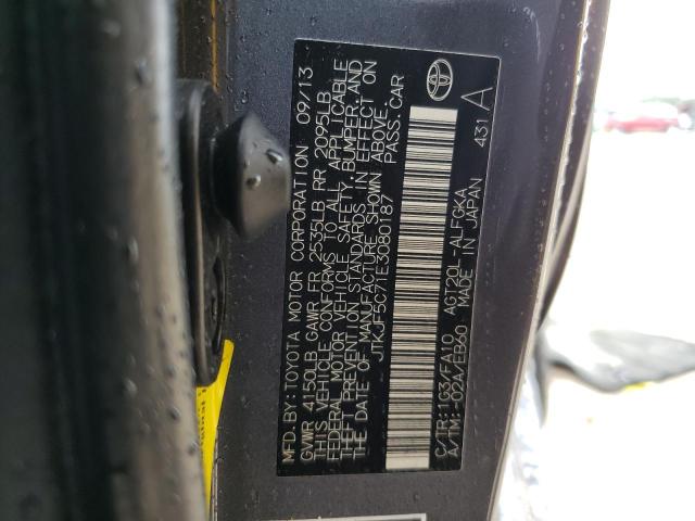 JTKJF5C71E3080187 - 2014 TOYOTA SCION TC 灰色 照片 13