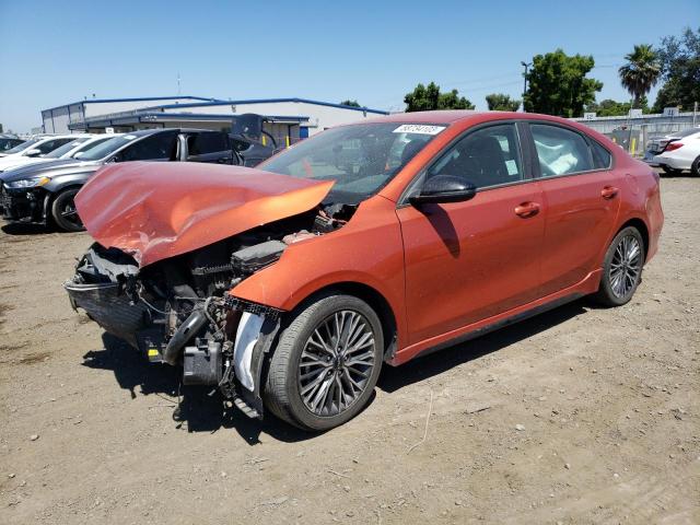 3KPF54AD2PE539337 - 2023 KIA FORTE GT LINE ORANGE photo 1