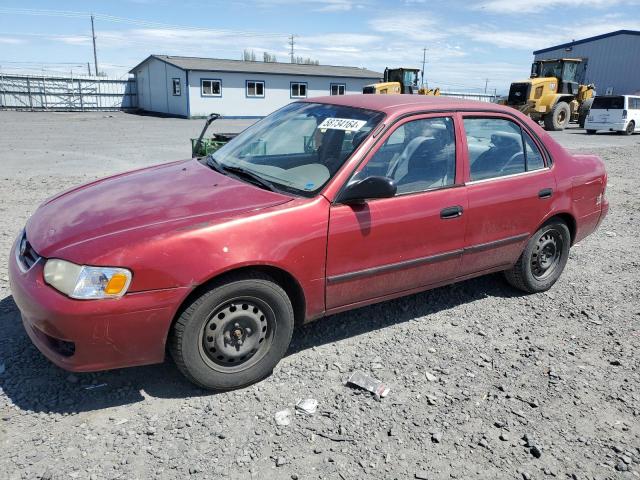 1NXBR12EX1Z556870 - 2001 TOYOTA COROLLA CE RED photo 1