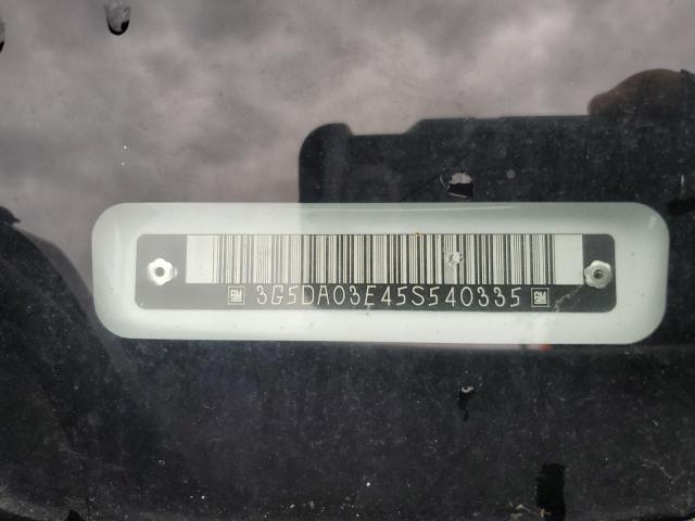 3G5DA03E45S540335 - 2005 BUICK RENDEZVOUS CX WHITE photo 12