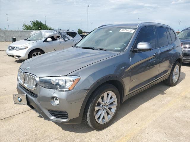 5UXWZ7C56H0T44426 - 2017 BMW X3 SDRIVE28I GRAY photo 1