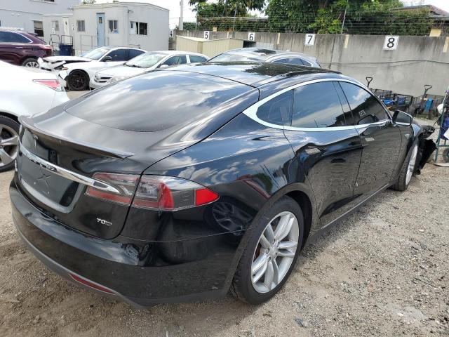 5YJSA1E22FF107955 - 2015 TESLA MODEL S Սև լուսանկար 3