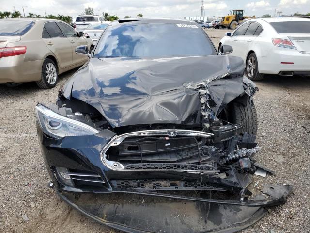 5YJSA1E22FF107955 - 2015 TESLA MODEL S Սև լուսանկար 5