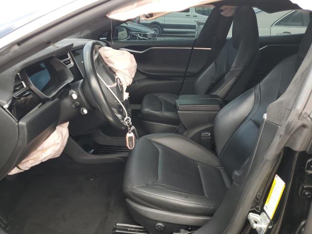 5YJSA1E22FF107955 - 2015 TESLA MODEL S Սև լուսանկար 7