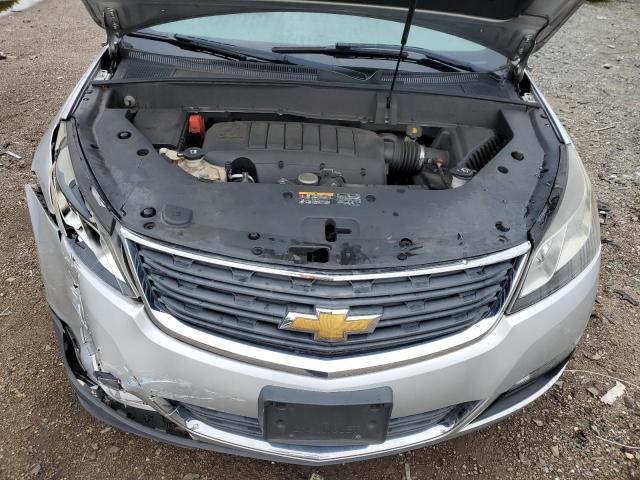 1GNKRFEDXEJ140563 - 2014 CHEVROLET TRAVERSE LS SILVER photo 11