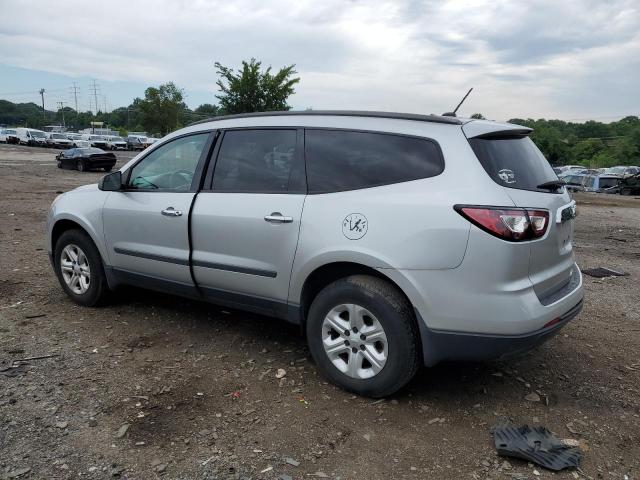 1GNKRFEDXEJ140563 - 2014 CHEVROLET TRAVERSE LS SILVER photo 2