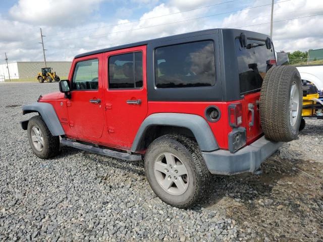 1C4BJWDG9GL308275 - 2016 JEEP WRANGLER U SPORT RED photo 2