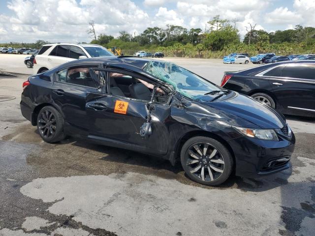 19XFB2F91EE223653 - 2014 HONDA CIVIC EXL BLACK photo 4