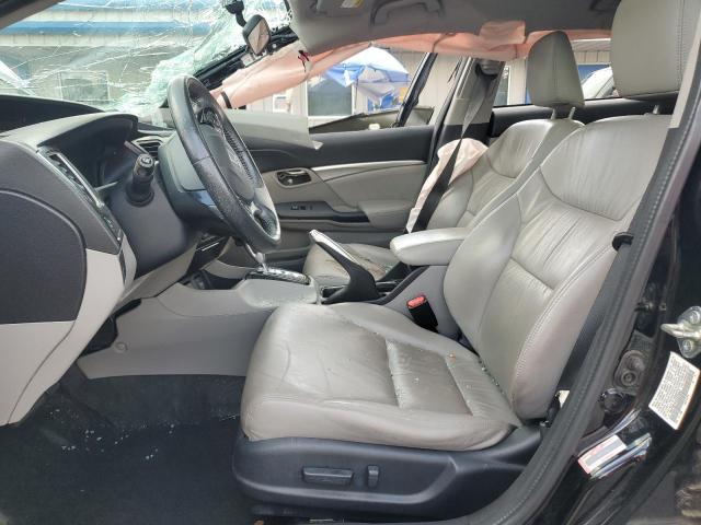 19XFB2F91EE223653 - 2014 HONDA CIVIC EXL BLACK photo 7
