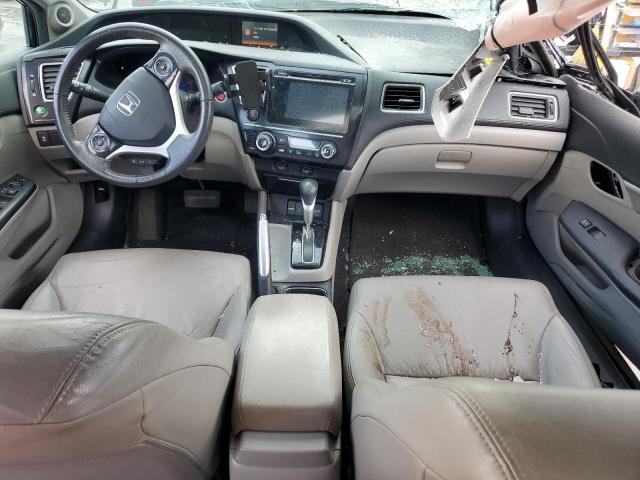 19XFB2F91EE223653 - 2014 HONDA CIVIC EXL BLACK photo 8