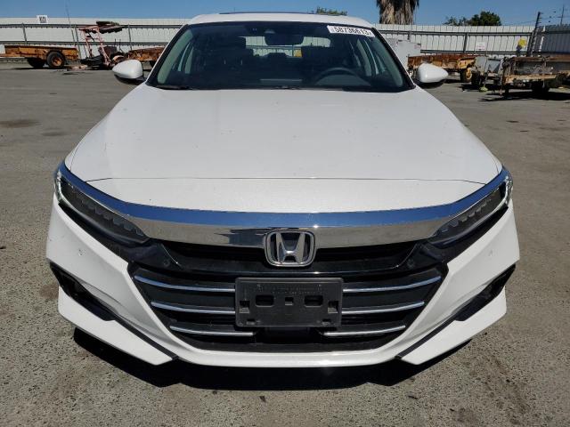 1HGCV2F9XNA009324 - 2022 HONDA ACCORD TOURING WHITE photo 5