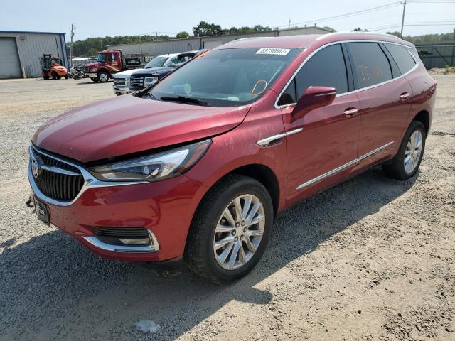 5GAERCKW9JJ214349 - 2018 BUICK ENCLAVE PREMIUM MAROON photo 2