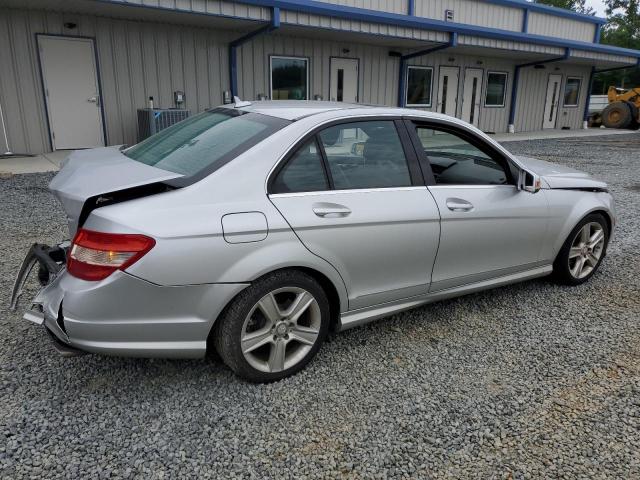 WDDGF5EB1BR149235 - 2011 MERCEDES-BENZ C 300 SILVER photo 3