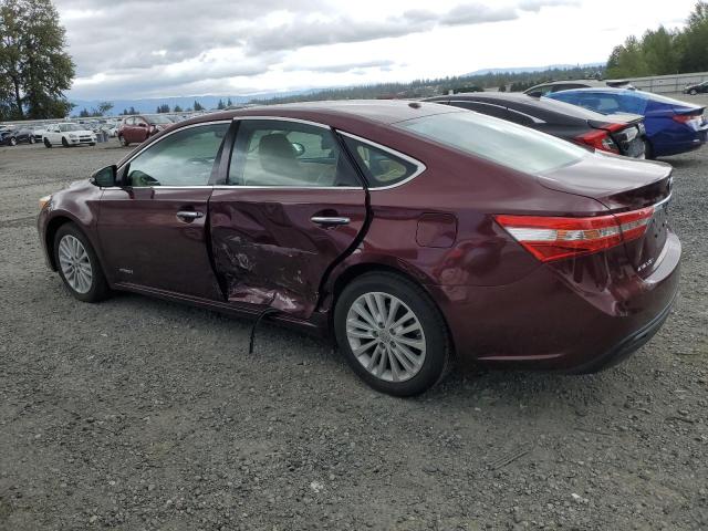 4T1BD1EBXEU024069 - 2014 TOYOTA AVALON HYBRID BURGUNDY photo 2