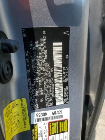 5TDYK3DC8BS142423 - 2011 TOYOTA SIENNA XLE Gümüş foto 13