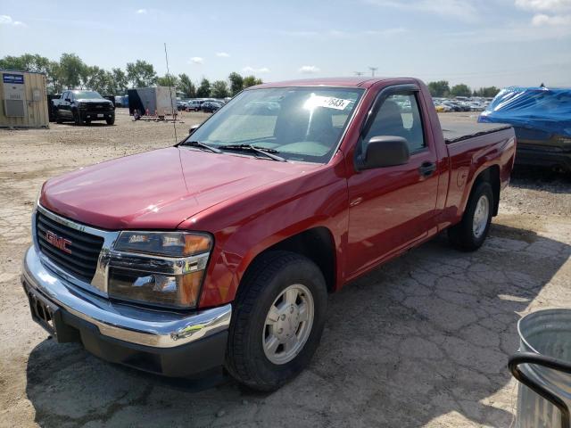 1GTCS146958131156 - 2005 GMC CANYON RED photo 1