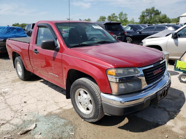 1GTCS146958131156 - 2005 GMC CANYON RED photo 4